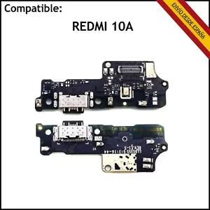 PLACA DE CARGA COMPATIBLE PARA XIAOMI REDMI 10A CONECTOR USB MICROFONO ANTENA - Imagen 1 de 1