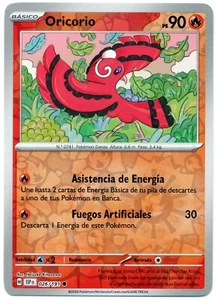 Pokémon ORICORIO 026/191 Reverse Holo Chispas Fulgurantes SSP ES Español Card NM - Imagen 1 de 2