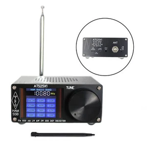 Ulepszony odbiornik radiowy ATS-25X1 All Band DSP FM LW MW SW z ekranem dotykowym / 2,4 cala - Zdjęcie 1 z 12