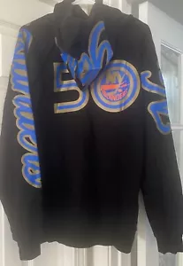 Isles Lab New York Islanders 50th Anniversary Script Black Hoodie Size XL, NWT - Picture 1 of 9