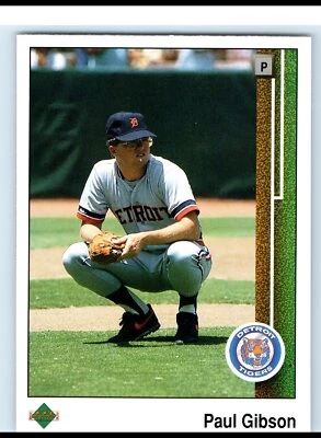 1989 Upper Deck #47 Paul Gibson Near Mint - Image 1 of 2