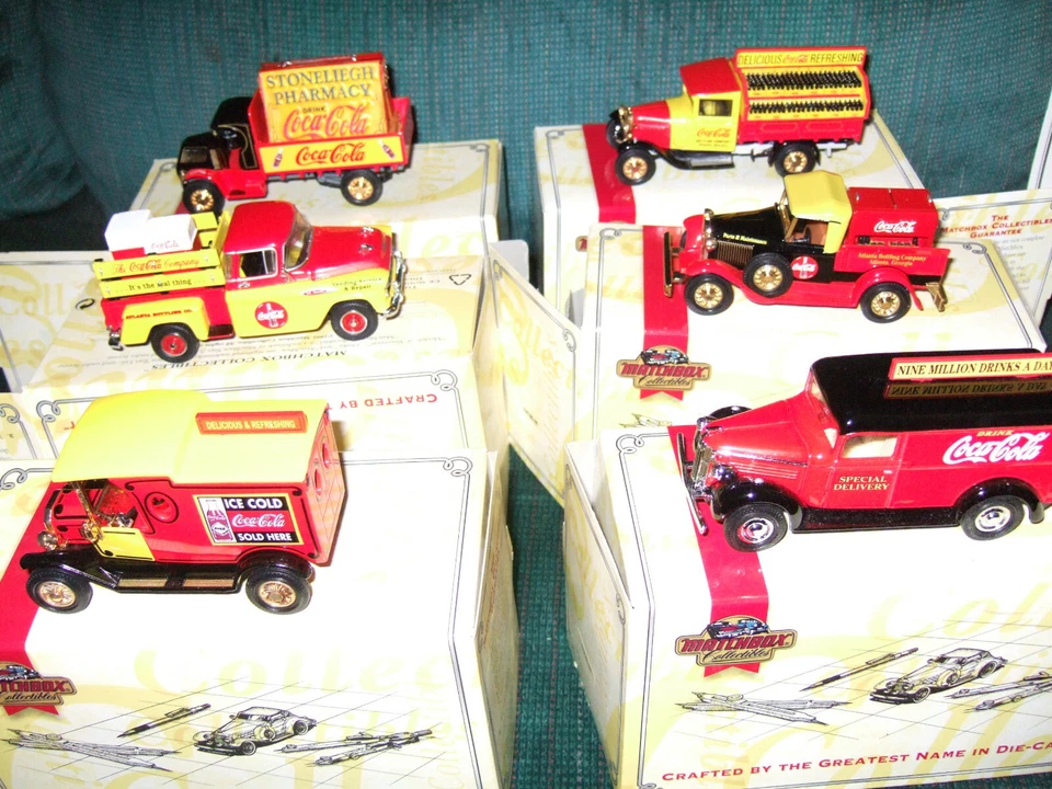 Matchbox Models of yesteryear~COCA COLA~SIX  UNITS~COMPLETE SET NEW IN BOX - Image 1 of 1