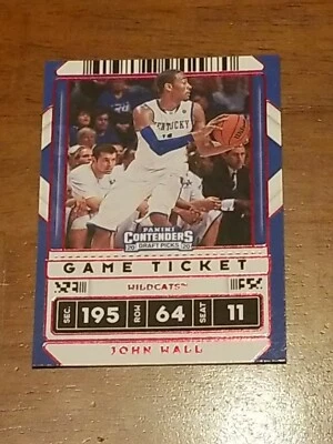 БАСКЕТБОЛЬНАЯ КАРТОЧКА 2020 PANINI CONTENDERS RED JOHN WALL NO34 V - Изображение 1 из 2