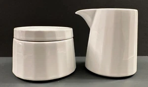 Dansk Stacking Creamer and Sugar Metria White NWT - Picture 1 of 4