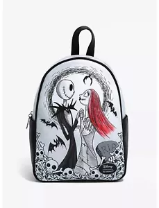 New Her Universe The Nightmare Before Christmas mini bookbag - Jack & Sally - Picture 1 of 5