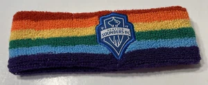 Starbucks Seattle Sounders Pride Rainbow Headband Schweißband - Bild 1 von 4