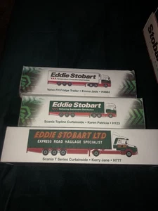Atlas 1.76 Eddie Stobart Job Lot Scania T Cab Topline Volvo FH Mint Models Boxed - Picture 1 of 1