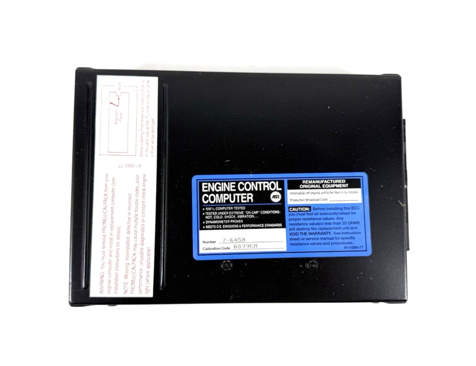 Módulo de control del motor Chevy Cavalier 1984 ECM Cardone 77-6458 remanufacturado Foto 1 de 3