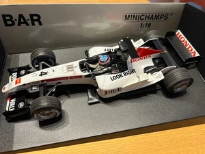 Minichamps 1:18 B.A.R Honda 2005 Takuma Sato modelo de coche diecast usado - Imagen 1 de 5
