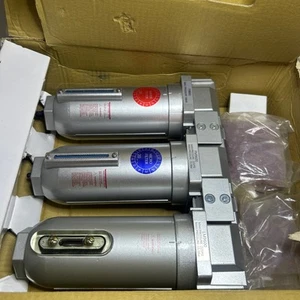 1" Super Duty Inline Compressed Air Filter Clean system 3 Stage Manual Drain - Picture 1 of 4