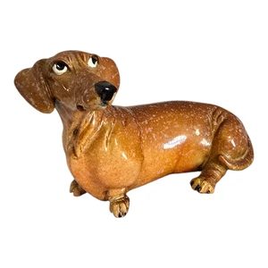 Kitty's Kennel Dachshund Weiner Dog Figura "Jengibre" 3.25" Largo - Imagen 1 de 10