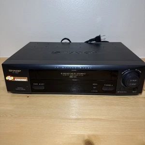 Sharp VC-H982U 4-Head Hi-Fi Stereo VCR VHS Player Recorder Tested No Remote - Picture 1 of 19