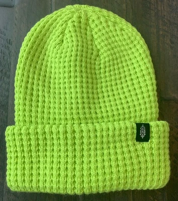 Gorro de inverno aconchegante verde limão FP Free People Movement novo com etiquetas - Imagem 1 de 4