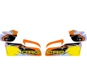 CRG 2018 STYLE NEW AGE 2 SIDE POD STICKER KIT - KARTING - JakeDesigns - Picture 1 of 1