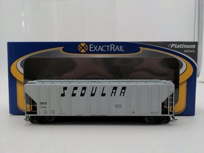 ExactRail EP-80178-4 HO Scale Scoular Grain Hopper Car #1238 LN/Box - Image 1 of 4