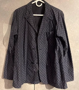 Engineered Garments Dark Navy Jacket & Gilet Set, Size Small, Men's, All-Over Pr - Picture 1 of 17