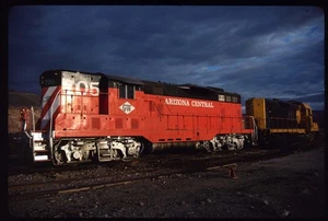 Original Rail Slide - GW Arizona Central 705 Clarkdale AZ 10-15-1989 - Picture 1 of 1
