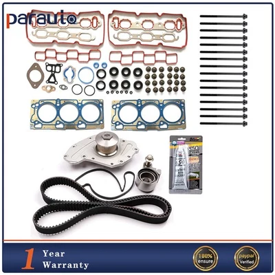 Juego de juntas de culata correa de distribución kit de bomba de agua para Dodge Charger SE 2007-2009 3,5 L Foto 1 de 4