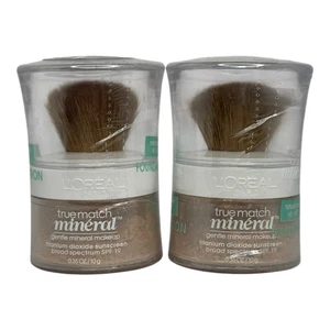 (2) Loreal True Match NATURAL BUFF Mineral Foundation Powder Makeup N3/457 - Picture 1 of 2
