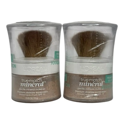 (2) L’Oreal True Match NATURAL BUFF Mineral Foundation Powder Makeup N3/457 - Image 1 of 2