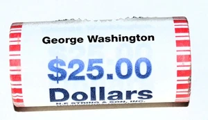 George Washington Dollar 2007 Stempelglanz BU Rolle (25 Münzen) - Bild 1 von 3