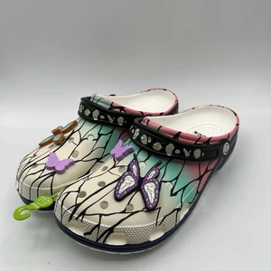 Crocs x Demon Slayer Classic Clog Shinobu Kocho Men's Size 11 Sandal 211412-90H - Picture 1 of 9