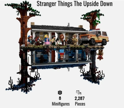 NEW Stranger Things The Upside Down 2,287 Pieces Building Toy Blocks Set READ‼️ - Image 1 of 4