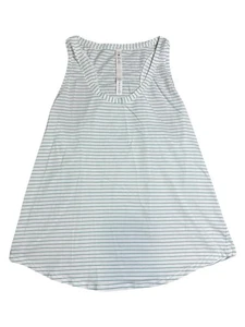 Camiseta sin mangas Lululemon para mujer a rayas blancas/verdes - talla 12 - Imagen 1 de 5