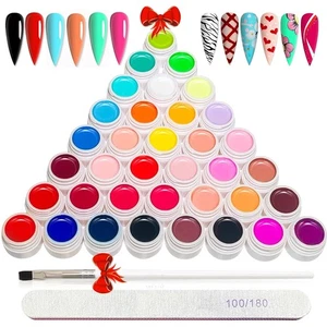 UV Nagellack Set, 36 Farben Gel Nagellack Set, UV Farbgel Set mit Nagelfeile ... - Bild 1 von 8