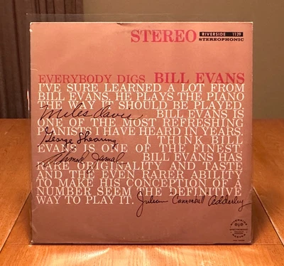 BILL EVANS Everybody Digs... RIVERSIDE OJC-068 (RLP-1129) Microgroove VG+/NM Foto 1 de 4
