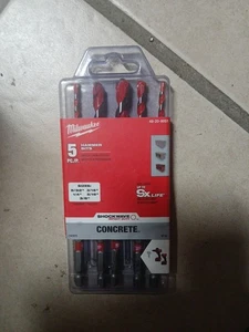 Milwaukee® Shockwave(tm) Kit di punte per trapano a percussione in carburo, 5 pezzi, modello # 48-20-9051 - Foto 1 di 2