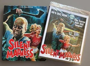Silent Madness (Blu-ray 1984) Vinegar Syndrome w/Slipcover & Glasses NEW - Picture 1 of 12