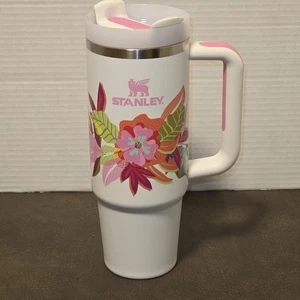 Frost Tropics Stanley 30oz Tumbler Limited Edition Mothers Day With Metal Straw - Picture 1 of 10