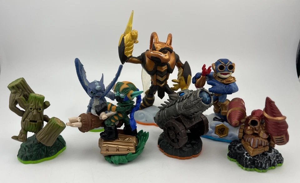 Skylanders Lote de 7 Swarm Elf Boom Jet Cannon Etc... Foto 1 de 4