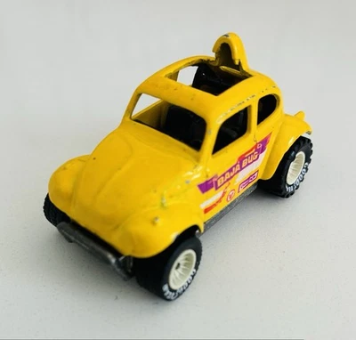 Hot Wheels VW BAJA BEETLE BUG DE LOS PILOTOS REALES 1984 GY BUJES BLANCOS AMARILLO Foto 1 de 4