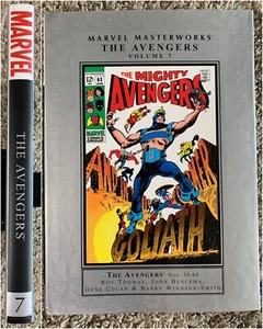 Avengers Marvel Masterworks HC Vol 7 - Black Panther Ultron Hawkeye Thor 59 68 - Picture 1 of 17