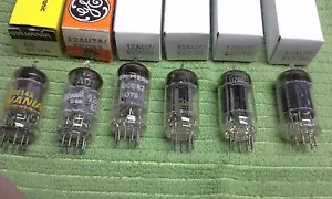 Tubo electrónico de vacío Dual triodo 12AU7A GB5814 5963 ECC82 muchas marcas FUERTE - Imagen 1 de 1