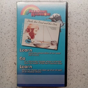 Reading Rainbow VHS "Jack, the Seal and the Sea" Ep #067/155 LeVar Burton ExLib - Bild 1 von 7