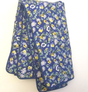 Laura Ashley Pillow Cover Sham Clasic Blue yellow Cottage Floral 30x24 - Picture 1 of 7