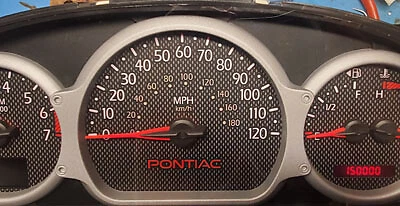 Pontiac Aztek Instrument Cluster 2003 a 2005 servicio de intercambio avanzado 2004 Foto 1 de 4