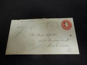 Sulphur, Louisiana CDS to New Orleans, LA - on U362? 1902 Back Stamp HOUST.RPC - Picture 1 of 12