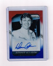 2016 PANINI PRIZM DONNIE ALLISON RED WHITE BLUE AUTO CARD#DA /99