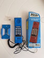 Telefono fisso da muro techstar in regalo con bio presto vintage anni 90 digital