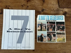 "A Day To Remember "June 8, 1969 Mickey Mantle Day 33 1/3 rpm w/original jacket - Picture 1 of 7