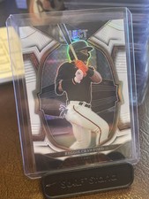 Reggie Crawford 2023 Select White Prizm Concourse #23/149 #81 Giants H11