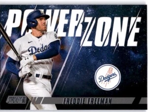 FREDDIE FREEMAN 2022 Topps Stadium Club Power Zone #PZ-15 Dodgers - Picture 1 of 2