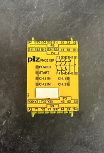 Pilz 777760 Safety Relay Module 24vdc 3n/o 2n/c 2so; Model PNOZ X8P - Picture 1 of 4