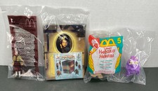 1996 Hercules McDonalds Happy Meal #5 PAIN && Narnia #1 LUCY - NIP NEW