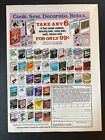 Vtg 1970s Doubleday Bargain Book Club Ad with Mail-in Order Form