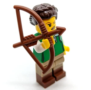 NEW LEGO Medieval Female Archer Minifigure (IDEA083) Black Falcon 21325 - Picture 1 of 9